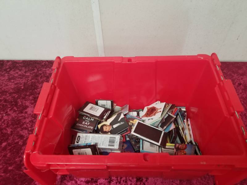 lot 9060 image: Storage Tote full of Magnets