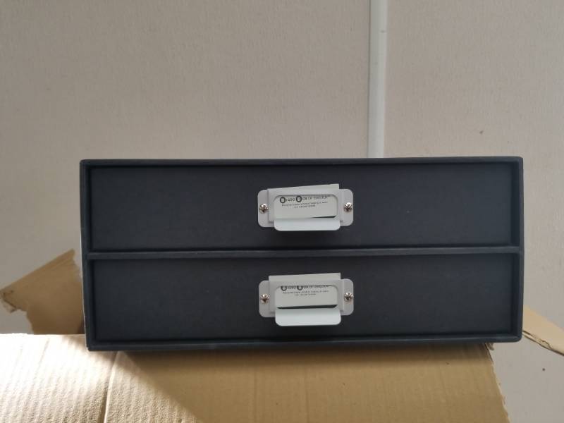 lot 7619 image: Case of Stackable Filing Drawers