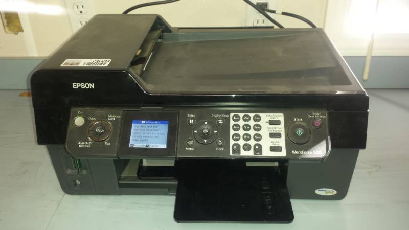 lot 7529 image: Epson Work Force 500 C361A All in One Printer