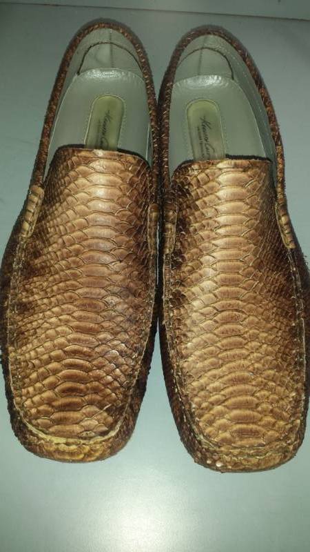 lot 7534 image: Kenneth Cole Two Step Leather Dress Shoe Sz 13M Brown