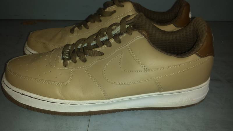 lot 7541 image: Nike Air Force 1 XXV Yr Anniv. TanBrown Sz 13 Used