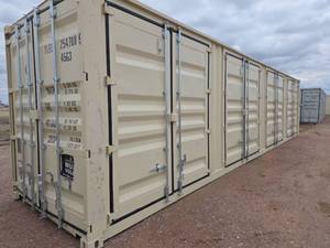 lot 4435 image: One-Trip Shipping Container - Secure Storage  Conex - Four Side Doors