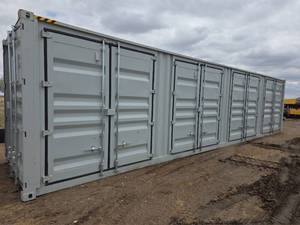 lot 4436 image: One-Trip Shipping Container - Secure Storage  Conex - Four Side Doors