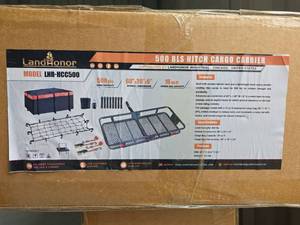 lot 4829 image: LandHonor 500 lbs Hitch Cargo Carrier with Bag