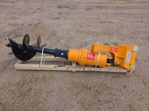 lot 5157 image: CAT305 Hydraulic Auger Drill Attachment with 16 Bit