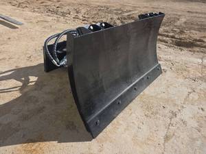 lot 5218 image: Heavy Duty Mini Skid Steer Snow Pusher Plow