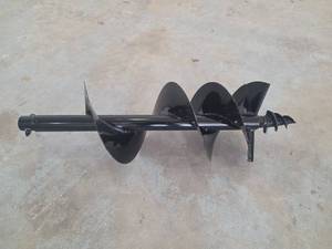lot 5230 image: Heavy Duty Post Hole Auger Bit 30cm