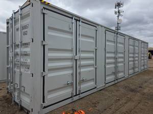 lot 5282 image: One-Trip Shipping Container - Secure Storage  Conex - Four Side Doors