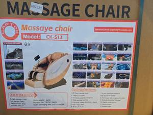 lot 5340 image: Massage CK-S13 Full Body Massage Chair