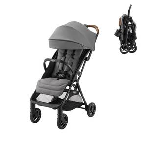 lot 1012 image: Graco� Ready2Jet Compact Stroller ��� Overhead Friendly Compact Travel Stroller with Automatic Fold, Kingston - Retail $190