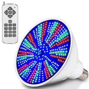 lot 1024 image: KIALUSH LED Pool Light Bulb ACDC 12V With 16 Light Modes, 40W LED Pool Lights for Inground Pools With Upgraded Remote, RGBW Pool Light Bulb, E26 Replacement for Pentair and Hayward Pool Light Fixture - Retail $39