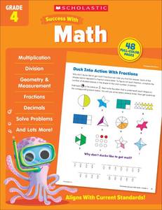 lot 1069 image: Scholastic Success with Math Grade 4 Workbook - Retail $8