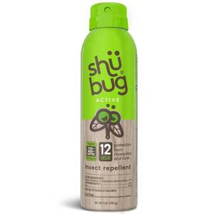 lot 1101 image: Shubug Active Insect Repellent Personal Bug Spray 6oz - Retail $13