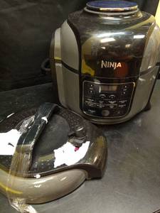 lot 1121 image: Ninja Foodi Multi-Cooker Pressure Cooker with Air Fryer Lid - Retail $150