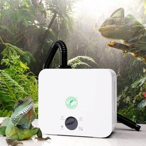 lot 1158 image: Reptile Humidifiers, Reptile Fogger for Terrariums, Smart Touch Screen Adjustable Fogger with Timer, Intelligent Constant Humidity Reptile Fogger for ReptilesAmphibians - Retail $113