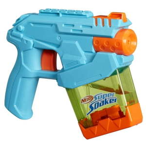 lot 1197 image: Nerf Super Soaker Mini Dunk-Fill Water Blaster  Instant Fill Tank  3.4 Fluid Ounce Tank  Water Toys  6 - Retail $8