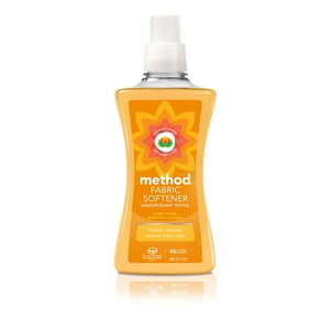 lot 1218 image: Method Fabric Softener  Ginger Mango  53.5 fl oz  45 Loads - Retail $10