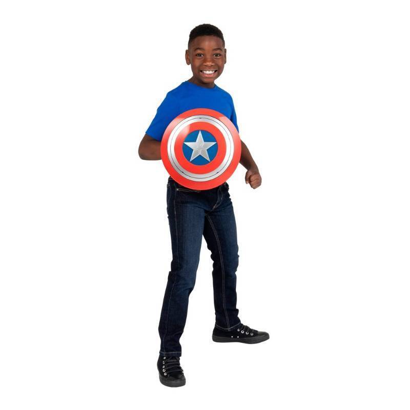 lot 2056 image: (2) Marvel 12 Captain America Sam Wilson Shield Costume Armor Accessory - Retail $20