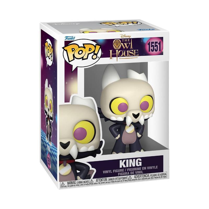 lot 2068 image: Funko Pop Disney The Owl House - King Clawthorne, 16 Odds for Rare Chase Variant - (Styles May Vary) - Collectable Vinyl Figure - Gift Idea - Official Merchandise - Toys for Kids &amp Adults