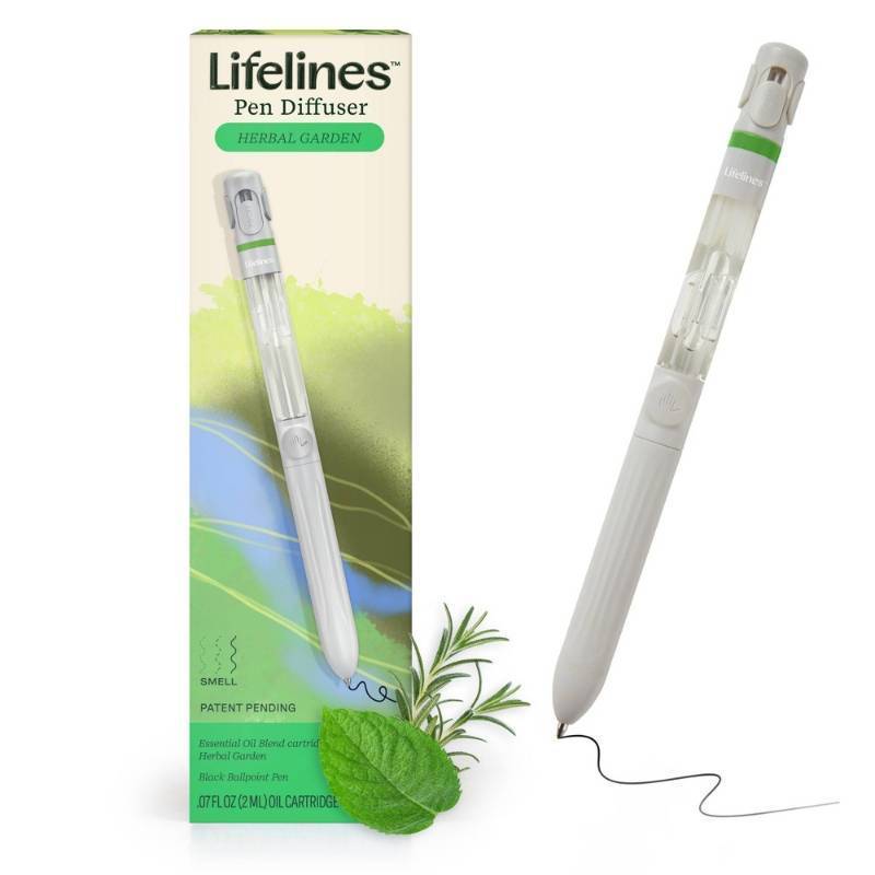 lot 2082 image: 2x Factory Sealed Lifelines Pen Diffuser with Essential Oil Blends Herbal Garden