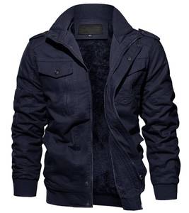 lot 2128 image: EKLENTSON Winter Jacket for Men Field Military Fashion Jackets Cargo Work Coat Thermal Fleece Lined Warm Coat Men - Retail $56