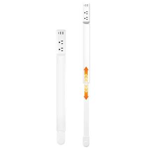 lot 3626 image: Outlet Extender, Electrical Outlet Extender Stick 22-34 Extendable 180° Rotating Wall Charger, EDIEBE USB C Power Socket Expander with 2 AC, 2 USB-A &amp 1 USB-C for Home Office Behind Couch - Retail $31