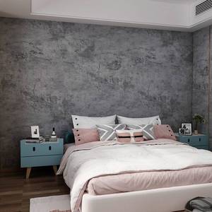 lot 3646 image: 3yecao 24x354 Thick Grey Blue Concrete Wallpaper Peel and Stick 3D Wide Waterproof Dark Blue Gray Concrete Cement Contact Paper Vinyl Matte Adhesive Sticker for Bathroom Living Room Bedroom Walls - Retail $50