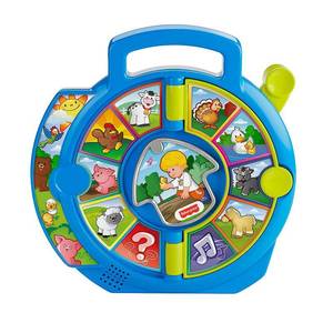lot 57047 image: Fisher-Price Little People World of Animals See n Say Toddler Musical Learning Toy - Retail $15