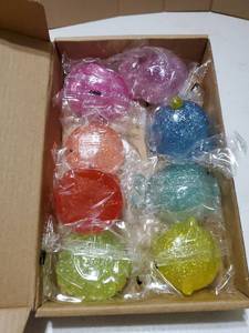lot 57054 image: Colorful Glitter Slime Set - 8 Pack Stress Relief Putty - Retail $12