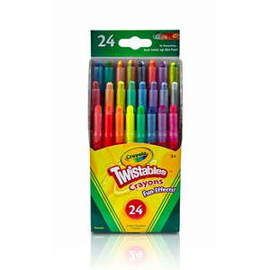 lot 57073 image: Crayola Fun Effects Twistables Crayon Set  24-Colors - Retail $7