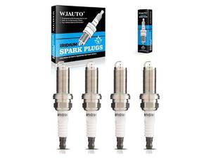 lot 57094 image: Spark Plugs Iridium 4 Pack, Pre-Gapped Buj�as Sparkplugs OEM Replacement for Hyundai Sonata Kia Acura Chrysler Honda Lexus Mazda Mercedes-B-ENZ Mini Mitsubishi - Retail $15