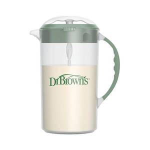 lot 57106 image: Dr. Browns Baby Formula Mixing Pitcher with Locking Lid & No Drip Spout - 32oz - Green - Retail $25