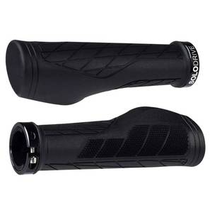lot 57145 image: Ergonomic Design Mountain Bike Grips, Comfortable Bicycle Handlebar Grips, Single Lock-on and Non-Slip MTB Handle, Fit MTB, E-Bike, Hybrid, Scooter - Retail $12