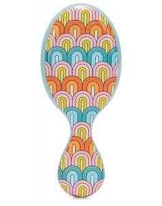 lot 57146 image: Wet Brush Mini Detangler Hair Brush, Rainbow (Sun Days), Detangling Travel Hairbrush, Ultra-Soft IntelliFlex Bristles Glide Through Tangles with Ease, Pain-Free, All Hair Types, Limited Edition - Retail $8