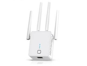 lot 57161 image: WiFi Extender, 2026 Fastest WiFi Booster 1200Mbps Dual Band (5GHz2.4GHz) WiFi Extenders Signal Booster for Home, WiFi Repeater with Ethernet Port Covers up to 12999sq.ft and 85 Devices - Retail $25