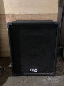 lot 35 image: Unpowered speaker used CGM ARP-115H-1 2 way speaker 15 inch woofer 400 watts RMS 8 OHM impedance DRC20