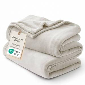 lot 19601 image: Bedsure GentleSoft Fleece Bed Blankets Large Size Linen - Soft Lightweight Fuzzy Cozy Luxury Oversized King Blanket Microfiber, Room Home Decor Gifts for Women and Men, 120x120 inches - Retail $1