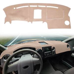 lot 19667 image: puxhig Dashboard Cover Custom Fit for Ford F150 Pickup Truck 2004 2005 2006 2007 2008,Dash Cover Mat Pad Carpet Protector (Beige) - Retail $32