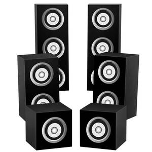 lot 19709 image: Naozinebi 6 Pcs 80s 90s Party Boxes Hip Hop Party Decorations Large Paper Boombox Box Music Theme Gift Box for Retro 1980s 1990s Neon Disco Birthday Supplies Favors - Retail $12