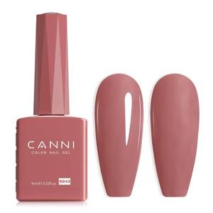 lot 19759 image: CANNI Light Red Gel Nail Polish, 1Pcs Pink Gel Polish Baby Pink Color High Gloss Soak Off U V French Nail Manicure Salon DIY - Retail $6