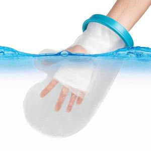 lot 19809 image: Waterproof Hand Cast Cover for Shower After Surgery �� Reusable Leak-Proof Wrist & Finger Cast Protector for Adults, Comfortable Watertight Cover for Broken Hand, Wound, Swimming & Daily Recovery - Retail $10