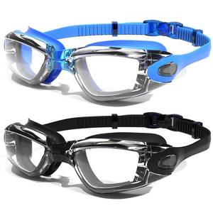 lot 19818 image: Braylin Swim Goggles, 2-Pack Swimming Goggles, Anti Fog, No Leaking For Adult Women Men Youth - Retail $9
