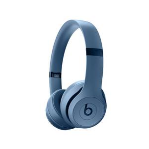 lot 17003 image: Beats Solo 4 - Wireless On-Ear Bluetooth Headphones, Up to 50-Hour Battery Life, Ultra-Lightweight Comfort, Powerful and Balanced Sound, Apple & Android Compatible - Slate Blue - Retail $130