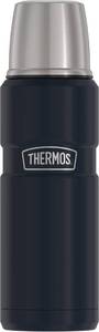 lot 29840 image: THERMOS Stainless King Vacuum-Insulated Compact Bottle, 16 Ounce, Midnight Blue - Retail $29