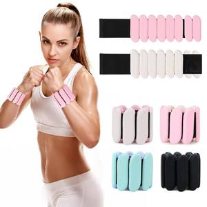 lot 29851 image: Wrist Weights, 2Pcs Wearable Wrist Ankle Weights for Women and Men, Adjustable Silicone Bracelets Suitable for Walking, Yoga, and Gym, Arm & Leg Workout, 2lb (Pink) - Retail $17