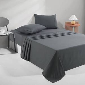 lot 44382 image: HOMBYS 132x120 Alaska King Size Sheet Set 4 Pieces Bedding Sheets with Deep Pocket and Pillowcases,Smooth and Soft Bed Sheet Set-108x10818 - Retail $48