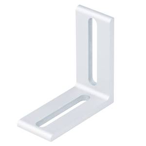 lot 44419 image: OTTFF 6 Pack 4040 Aluminum Profile Connector, 3-18 x 3-18 x 1-38 Slotted Right Angle L Shaped Corner Bracket, Fits M8 Screws - Retail $17
