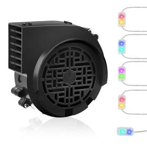 lot 44456 image: 12V 1.2A Inflatable Replacement Motor for 5-9FT Halloween Christmas Inflatables Air Blower Fan with 5 LED Light Fans 1.5A Adapter Outdoor Blow Up Fan Blower Parts for Inflatables Yard Decorations - Retail $22