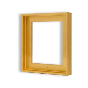 lot 44998 image: VAREIHNAZ Canvas Floater Frames for 8x8Canvas Paintings,Square Canvas Frame,Floating Frames for Canvas with 0.60.9 Deep for Wall Decor Oil Painting (Gold)