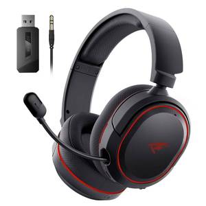 lot 22040 image: Valorise Wireless Gaming Headset, 7.1 Surround Sound, 2.4Ghz USB Gaming Headphones Bluetooth 5.4, 100-Hr Noise Canceling Mic, Wireless Headset for PC PS5 PS4 Mac Switch, ONLY Wired Mode Suit for Xbox - Retail $46